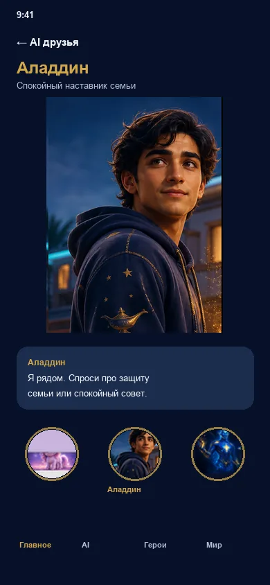 AI друзья — Аладдин